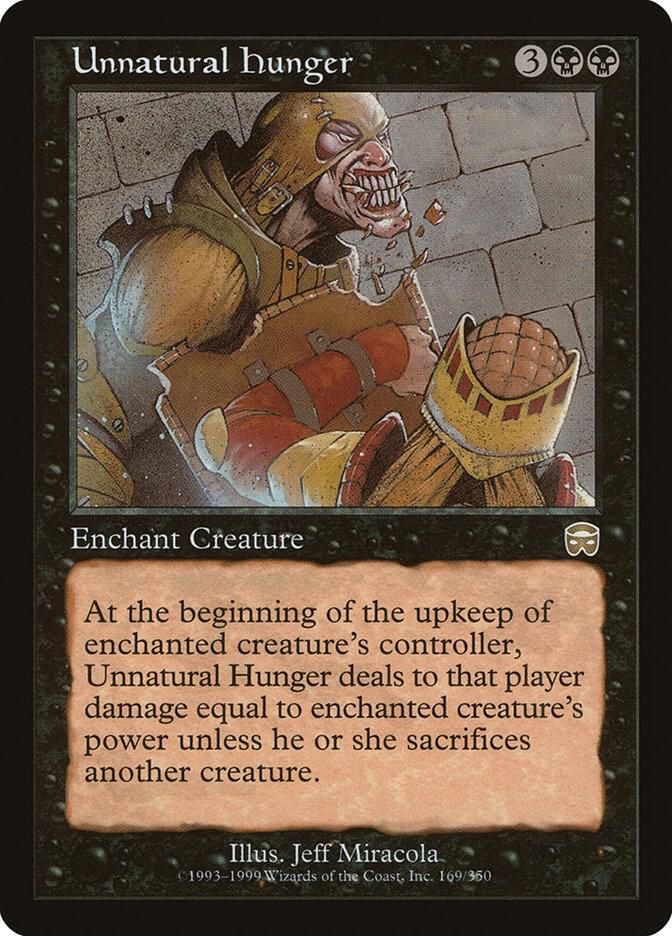 Unnatural Hunger [Mercadian Masques] 169