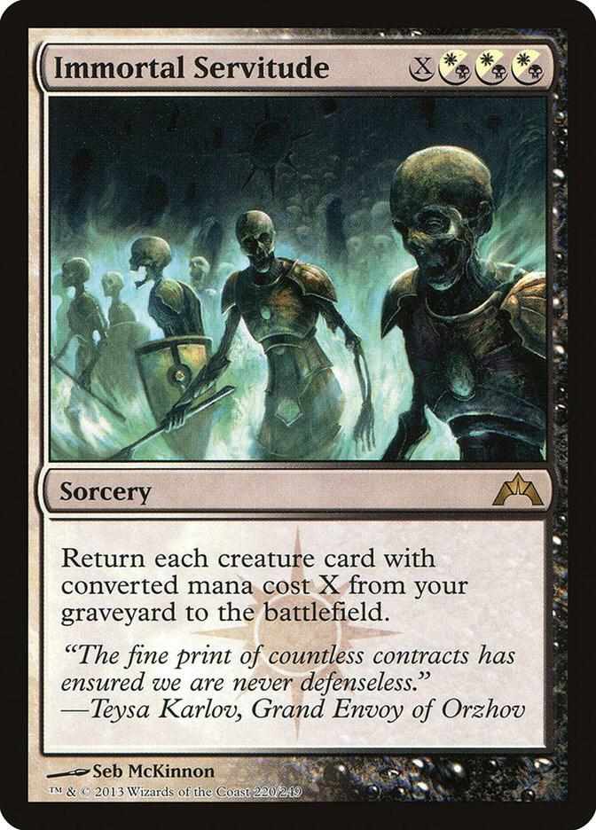Immortal Servitude [Gatecrash] 220