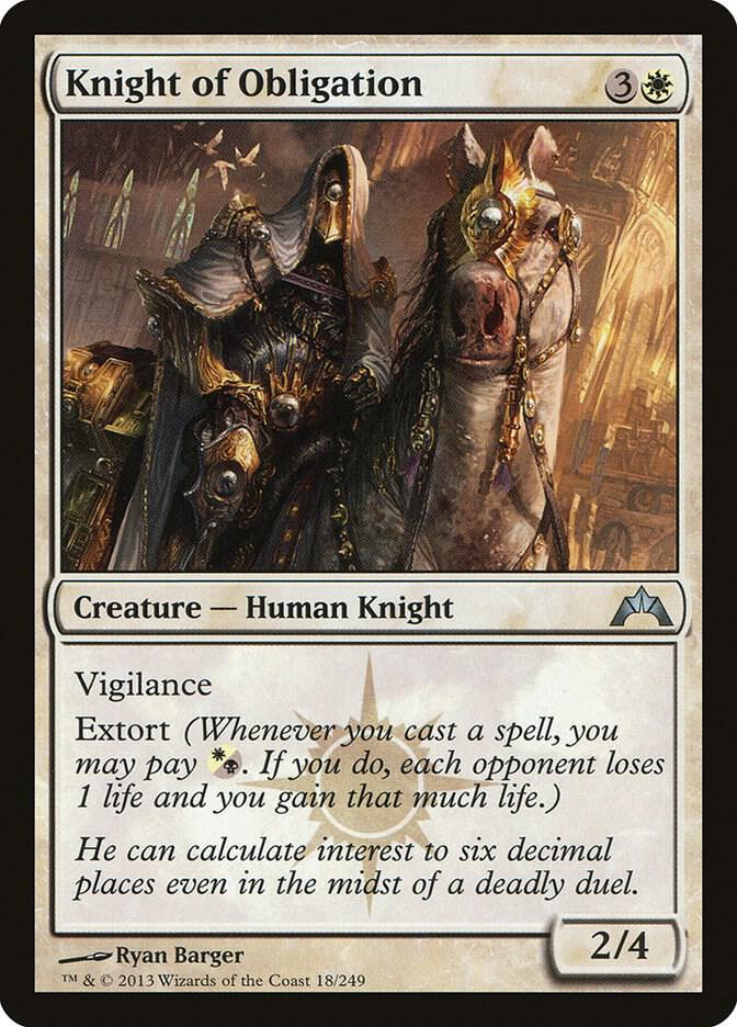 Knight of Obligation [Gatecrash] 18