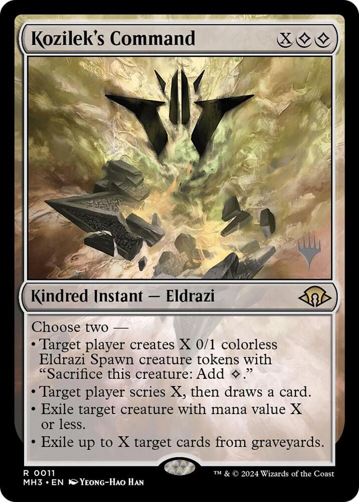 Kozilek's Command [Promo Pack: Lorwyn Eclipsed] 11
