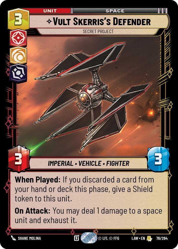 Vult Skerris's Defender - Secret Project [A Lawless Time] 76/264