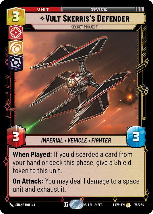 Vult Skerris's Defender - Secret Project [A Lawless Time] 76/264