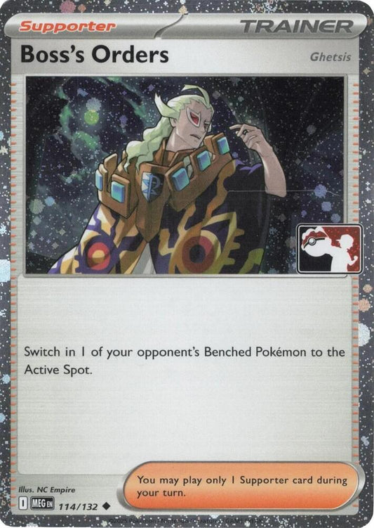 Boss's Orders [Ghetsis] - 114/132 (Cosmos Holo) [Prize Pack Series Cards] 114/132