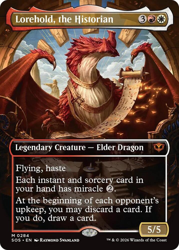 Lorehold, the Historian (Borderless) [Secrets of Strixhaven] 284