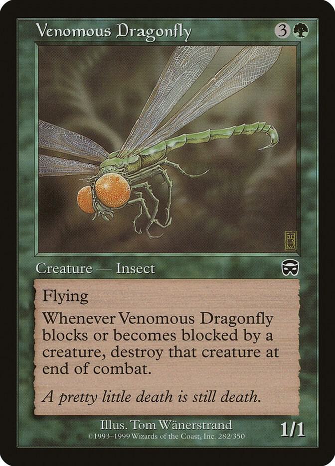 Venomous Dragonfly [Mercadian Masques] 282