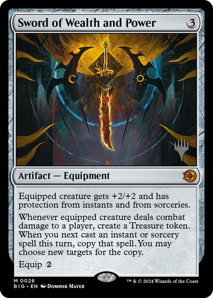 Sword of Wealth and Power [Promo Pack: Lorwyn Eclipsed] 26