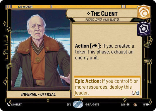 The Client - Please Lower Your Blaster [A Lawless Time] 16/264