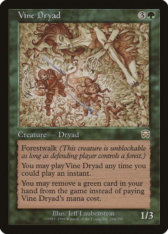 Vine Dryad [Mercadian Masques] 284
