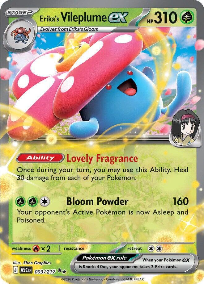 Erika's Vileplume ex [ME: Ascended Heroes] 003/217