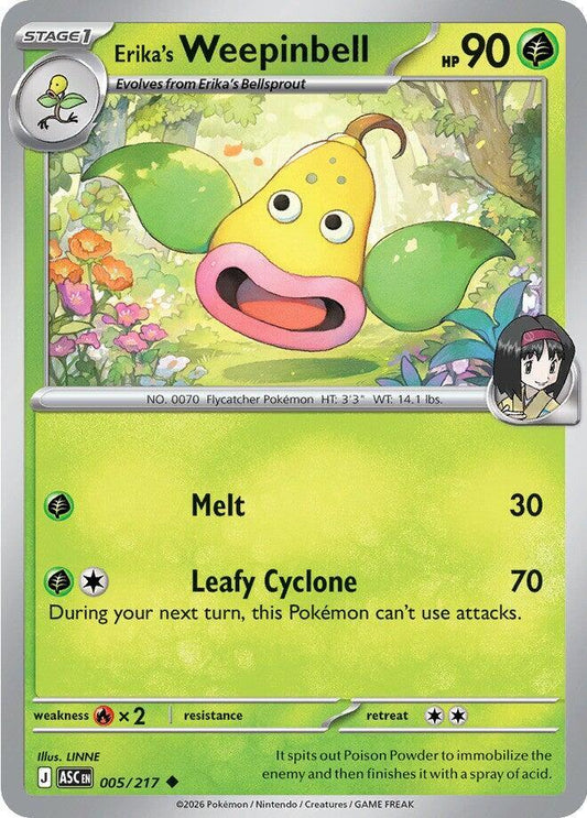 Erika's Weepinbell [ME: Ascended Heroes] 005/217