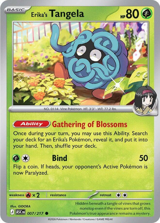 Erika's Tangela - 007/217 [ME: Ascended Heroes] 007/217