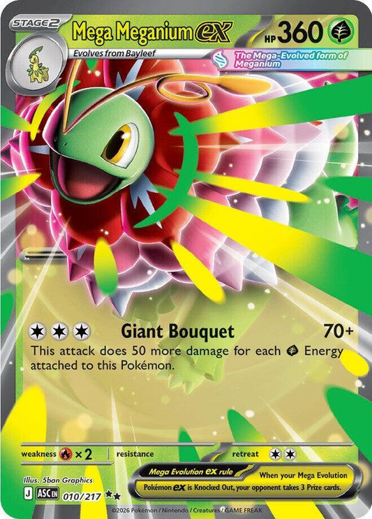Mega Meganium ex - 010/217 [ME: Ascended Heroes] 010/217