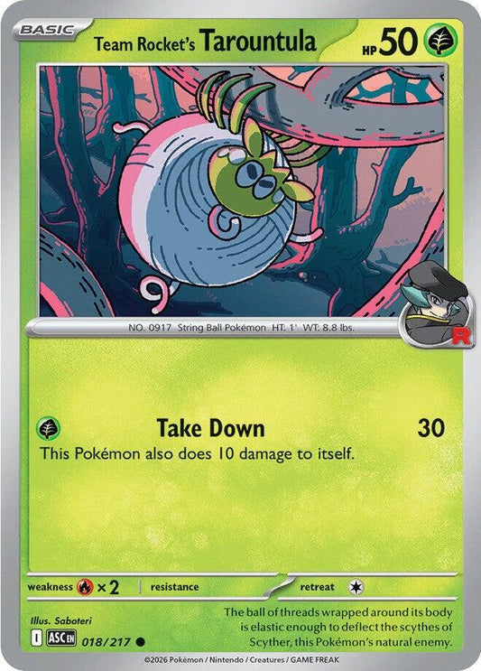 Team Rocket's Tarountula [ME: Ascended Heroes] 018/217