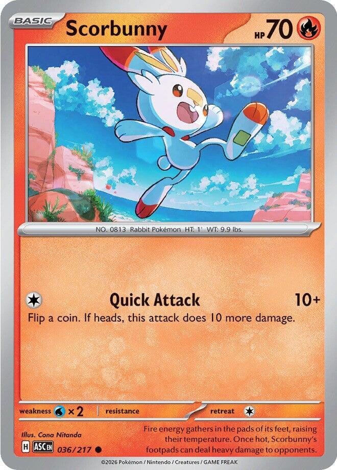 Scorbunny - 036/217 [ME: Ascended Heroes] 036/217