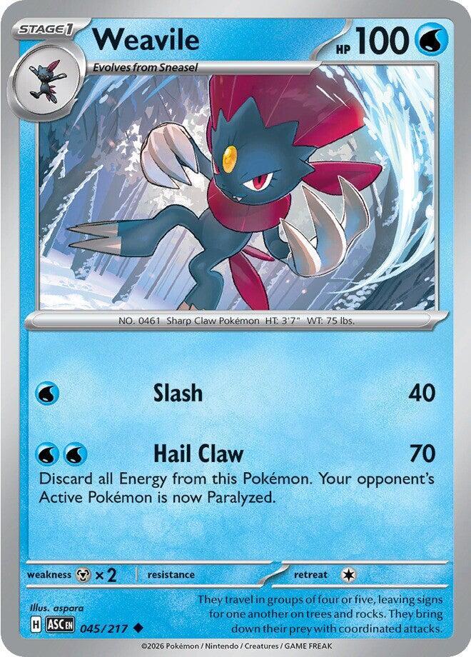 Weavile - 045/217 [ME: Ascended Heroes] 045/217