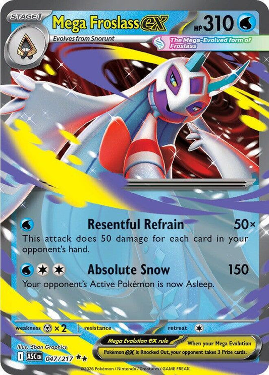 Mega Froslass ex - 047/217 [ME: Ascended Heroes] 047/217