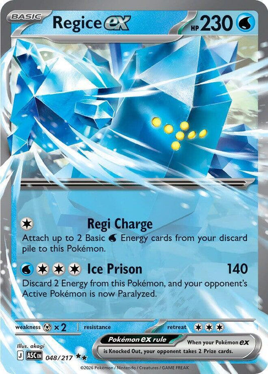 Regice ex [ME: Ascended Heroes] 048/217