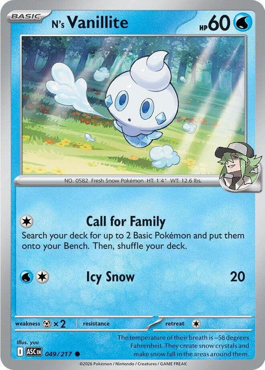 N's Vanillite [ME: Ascended Heroes] 049/217