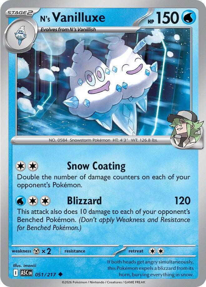 N's Vanilluxe [ME: Ascended Heroes] 051/217