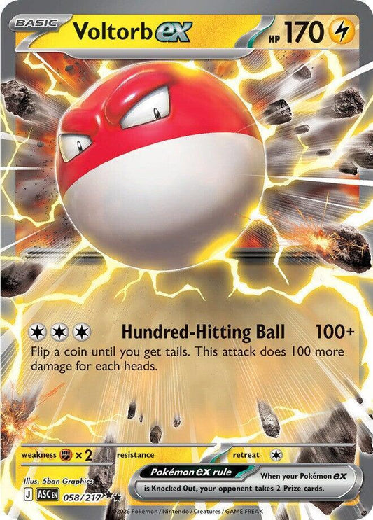 Voltorb ex [ME: Ascended Heroes] 058/217