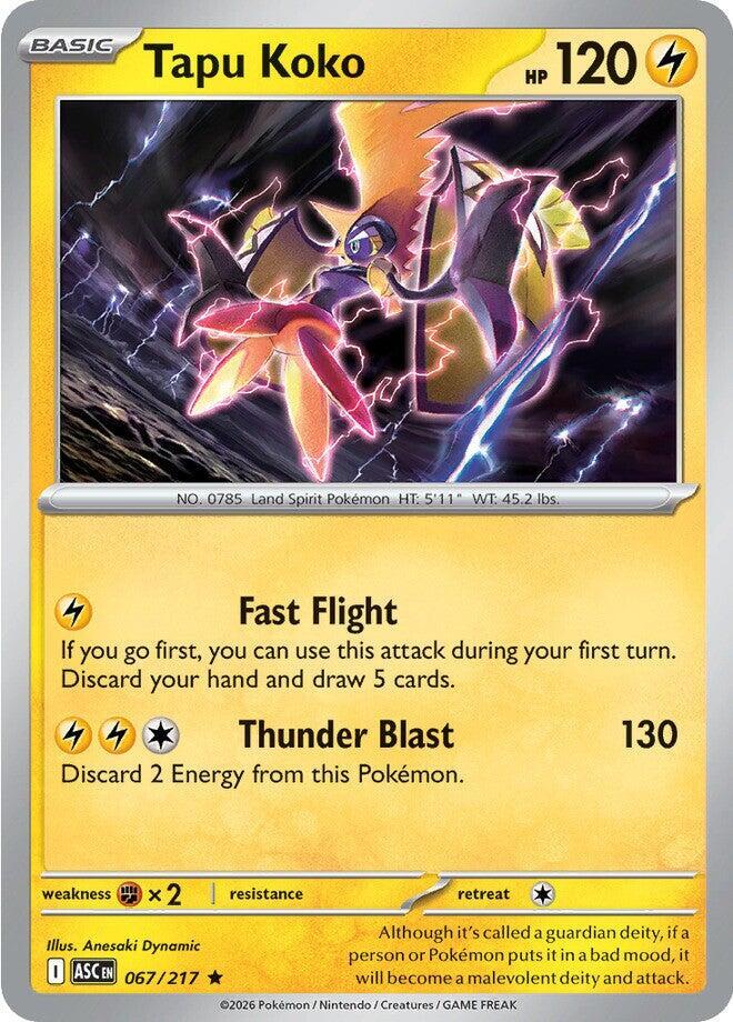 Tapu Koko [ME: Ascended Heroes] 067/217