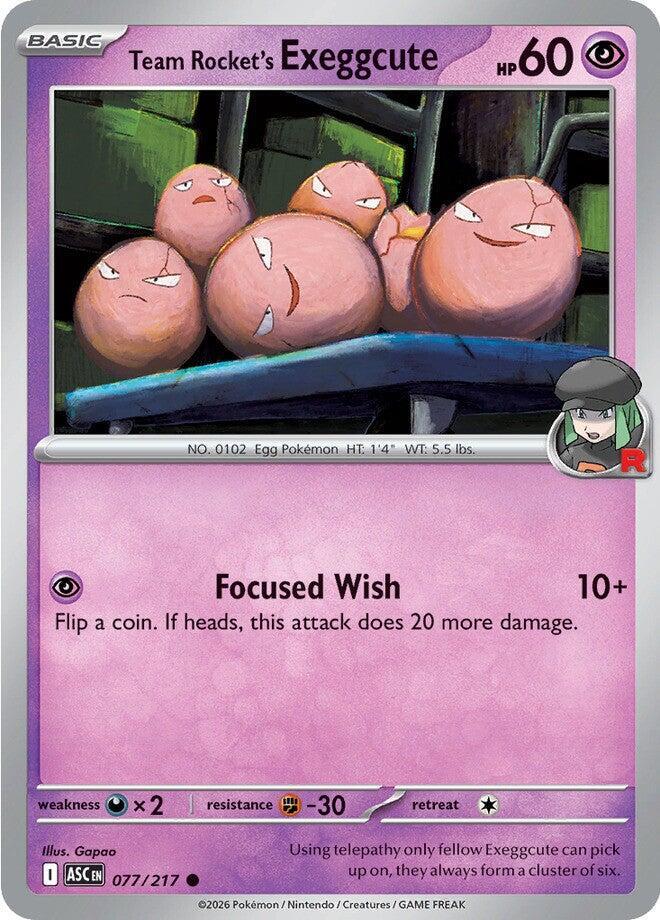 Team Rocket's Exeggcute [ME: Ascended Heroes] 077/217