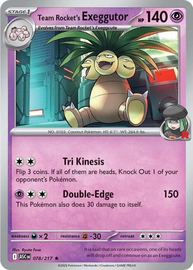 Team Rocket's Exeggutor [ME: Ascended Heroes] 078/217