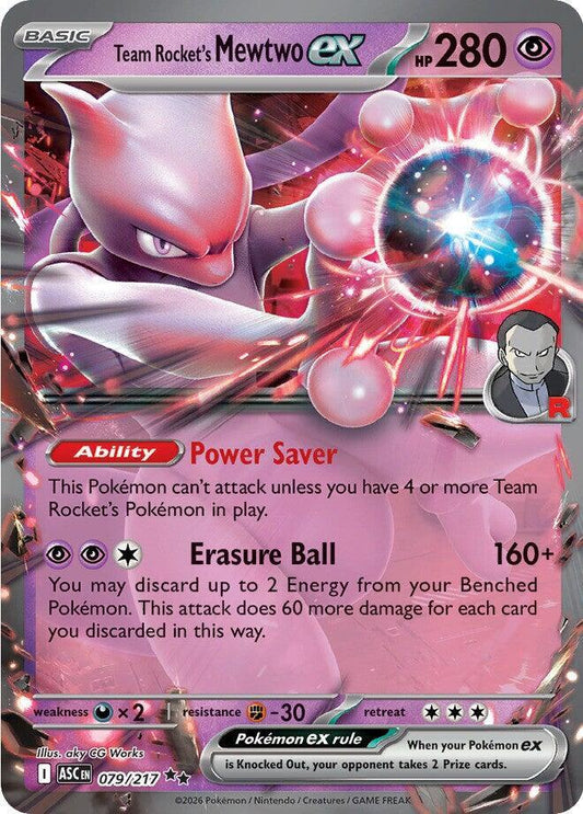 Team Rocket's Mewtwo ex - 079/217 [ME: Ascended Heroes] 079/217