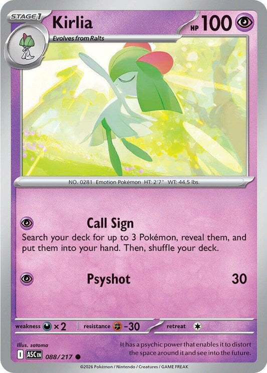 Kirlia [ME: Ascended Heroes] 088/217