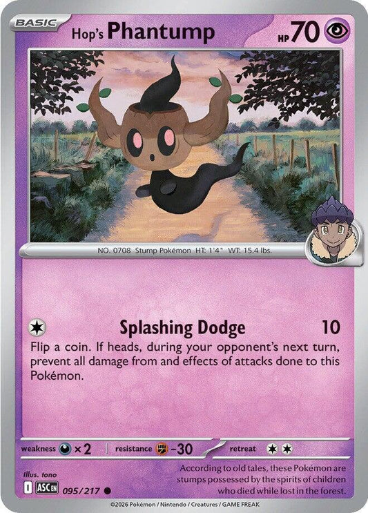 Hop's Phantump [ME: Ascended Heroes] 095/217