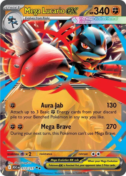 Mega Lucario ex [ME: Ascended Heroes] 113/217