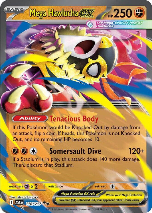 Mega Hawlucha ex - 116/217 [ME: Ascended Heroes] 116/217