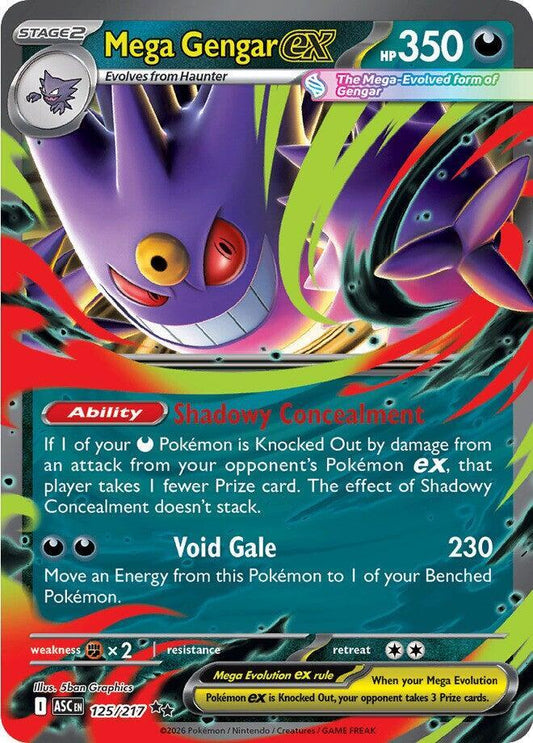 Mega Gengar ex - 125/217 [ME: Ascended Heroes] 125/217