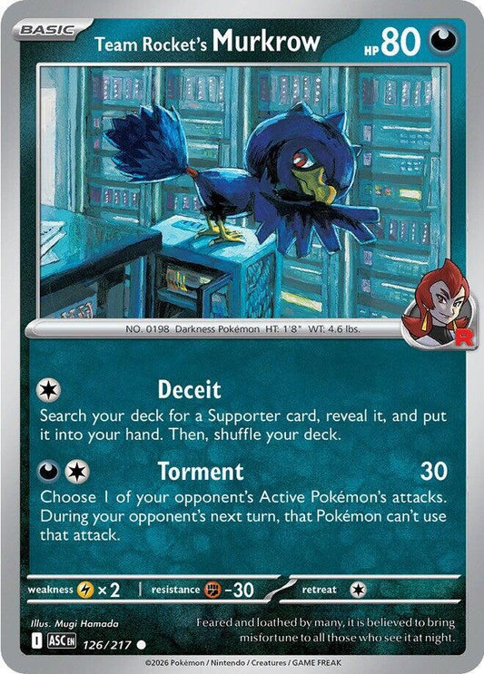 Team Rocket's Murkrow [ME: Ascended Heroes] 126/217