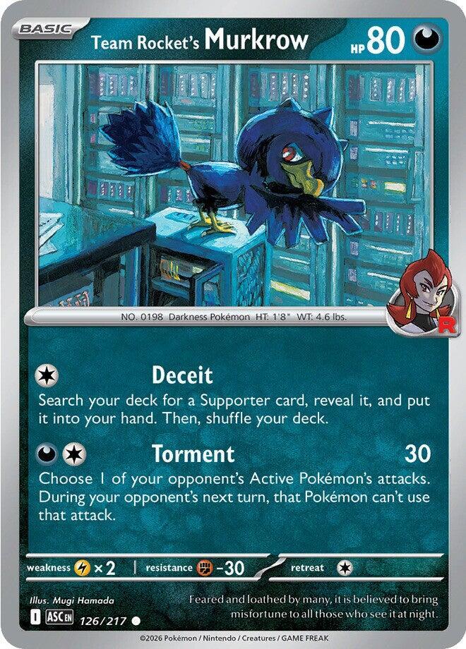 Team Rocket's Murkrow [ME: Ascended Heroes] 126/217