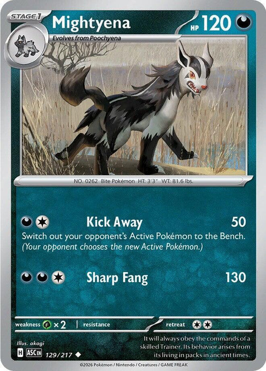 Mightyena - 129/217 [ME: Ascended Heroes] 129/217