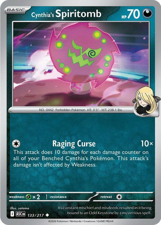 Cynthia's Spiritomb - 133/217 [ME: Ascended Heroes] 133/217