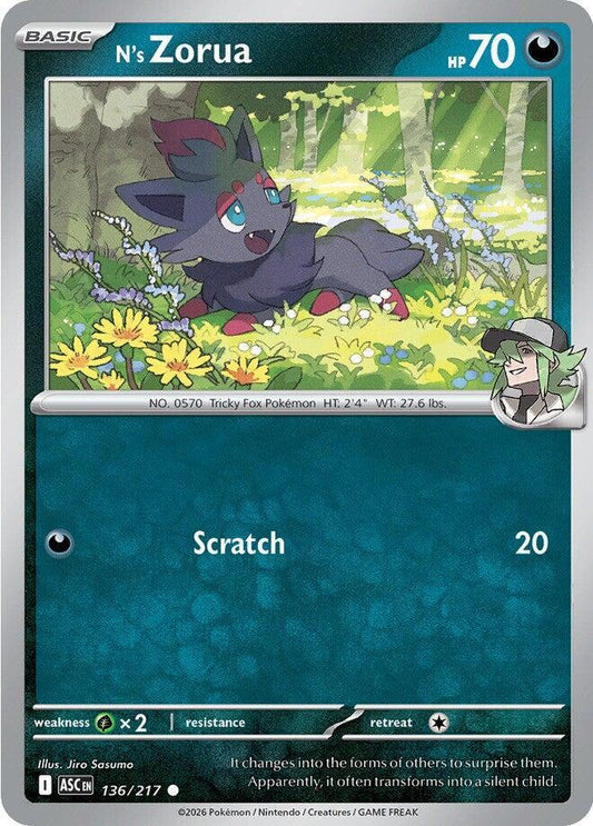 N's Zorua [ME: Ascended Heroes] 136/217