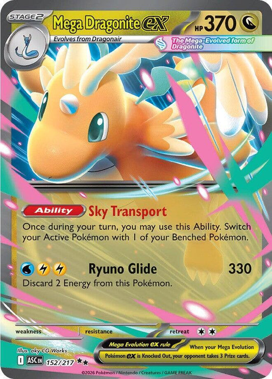 Mega Dragonite ex - 152/217 [ME: Ascended Heroes] 152/217