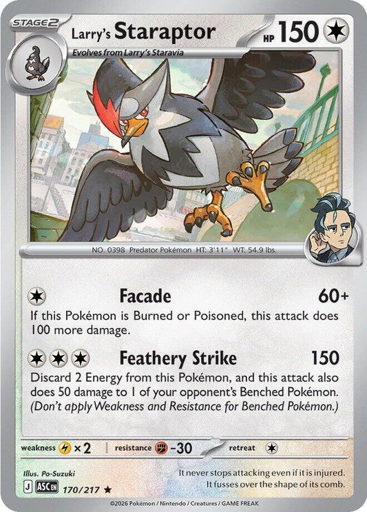 Larry's Staraptor - 170/217 [ME: Ascended Heroes] 170/217