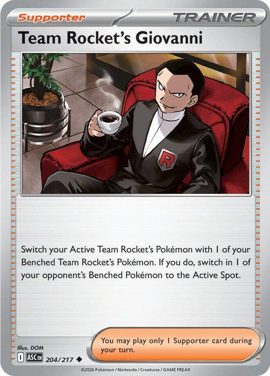 Team Rocket's Giovanni [ME: Ascended Heroes] 204/217