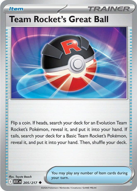 Team Rocket's Great Ball [ME: Ascended Heroes] 205/217