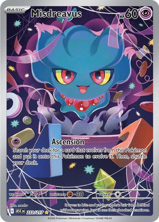 Misdreavus - 233/217 [ME: Ascended Heroes] 233/217