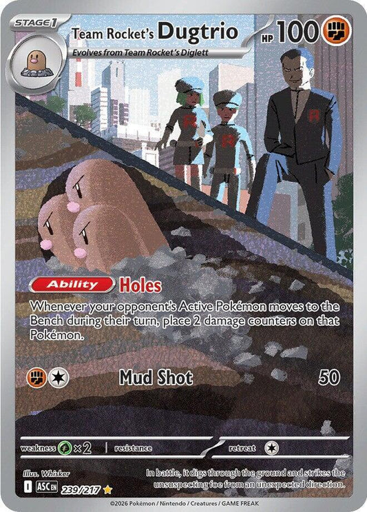 Team Rocket's Dugtrio - 239/217 [ME: Ascended Heroes] 239/217