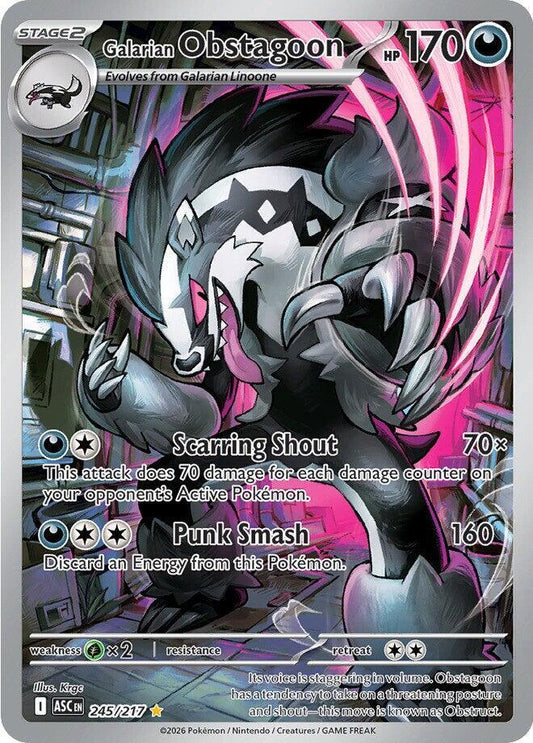 Galarian Obstagoon - 245/217 [ME: Ascended Heroes] 245/217