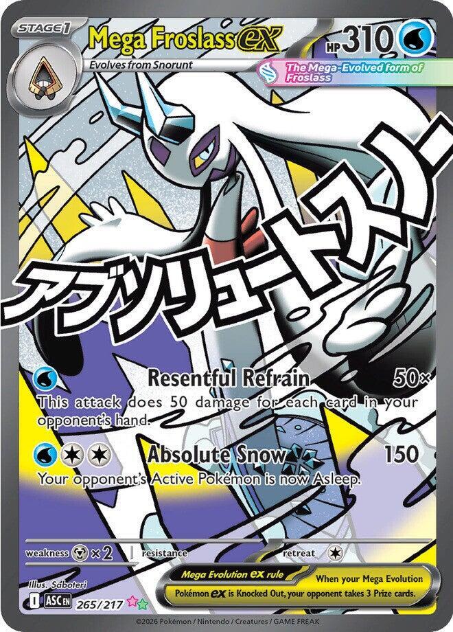 Mega Froslass ex - 265/217 [ME: Ascended Heroes] 265/217