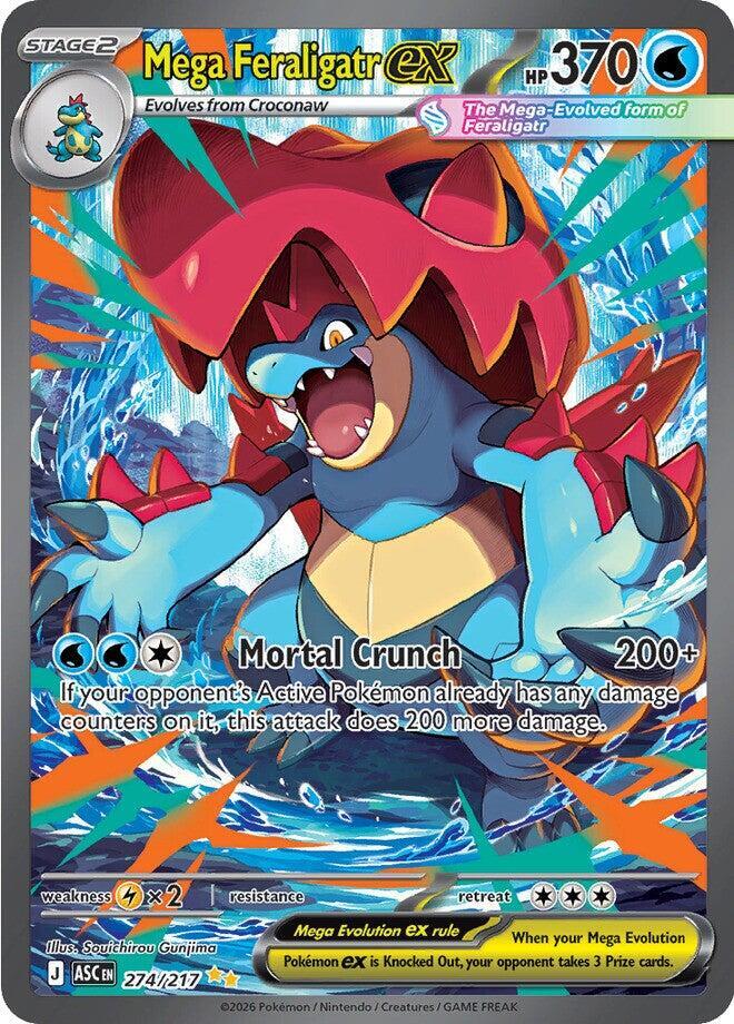 Mega Feraligatr ex - 274/217 [ME: Ascended Heroes] 274/217