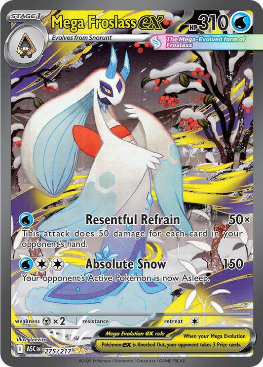 Mega Froslass ex - 275/217 [ME: Ascended Heroes] 275/217