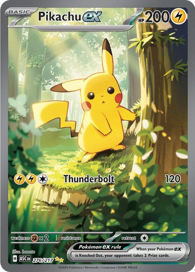 Pikachu ex - 276/217 [ME: Ascended Heroes] 276/217
