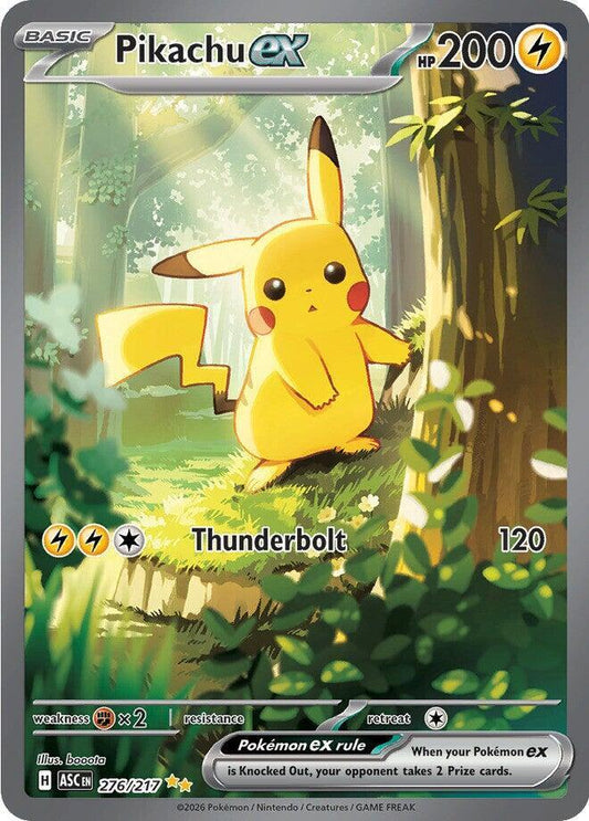 Pikachu ex - 276/217 [ME: Ascended Heroes] 276/217